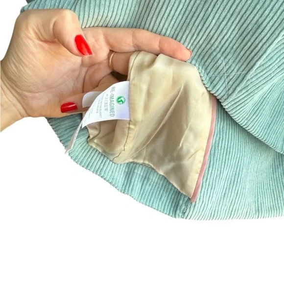 J.Crew Nalya double-breasted blazer in a light blue corduroy fabric Size 4 - Picture 11 of 14